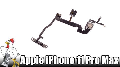 Guía del Apple iPhone 11 Pro Max Cambiar flex con pulsador de