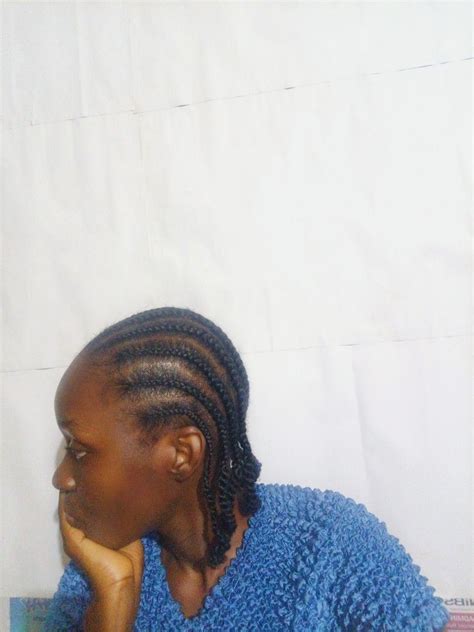 Cornrows on 4c Natural Fine Hair