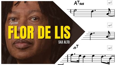 Flor De Lis Sax Alto Partitura E Playback Djavan Mpb Youtube