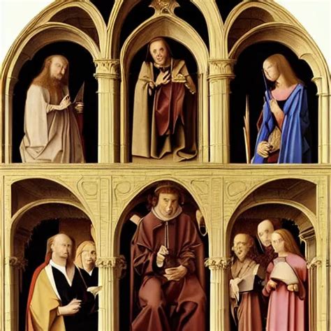 The Merode Altarpiece By Robert Campin Stable Diffusion