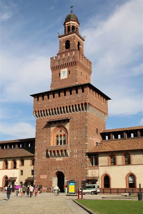 Milano Mailand Castello Sforzesco La Torre Filarete M Flickr