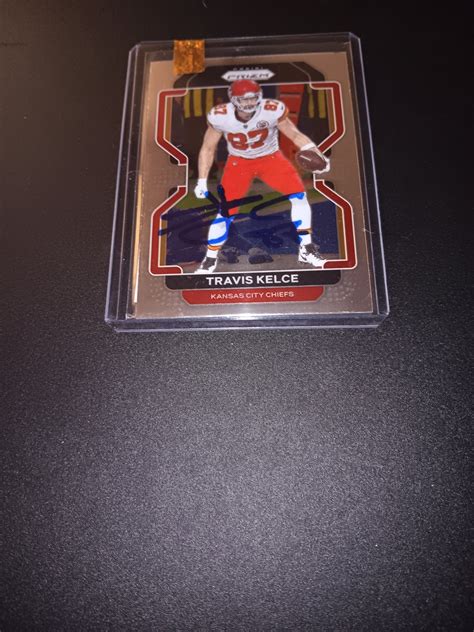 Travis Kelce Autographed Card With Coa - Etsy