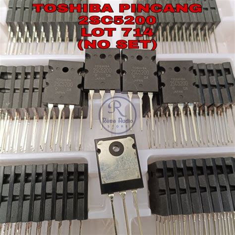 Jual Transistor TOSHIBA Pincang 2SC5200 2SC 5200 Lot 714 No Set Di