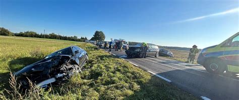 Zderzenie Samochod W Osobowych Na Trasie Brze No Sarbka Komenda