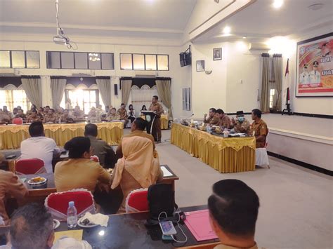 Rakordalev Kegiatan Pembangunan Daerah Triwulan Iii Kabuaten