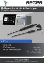 Arthroscopic Surgery Electrosurgical Unit Artro Reger Medizintechnik