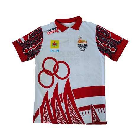 Polo Shirt Printing PON Papua 2021 Konveksi Kaos Bandung