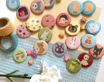 Button pins | Etsy