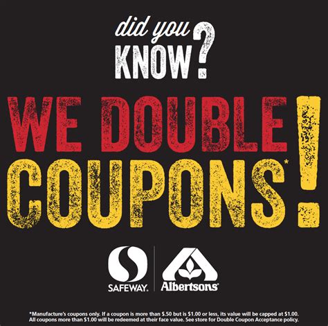 New! Albertsons Launches Double Coupons and Safeway Confirms Commitment ...