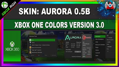 Skin • Aurora 0 5b • • Xbox One Colors V3 • Para Rgh Youtube