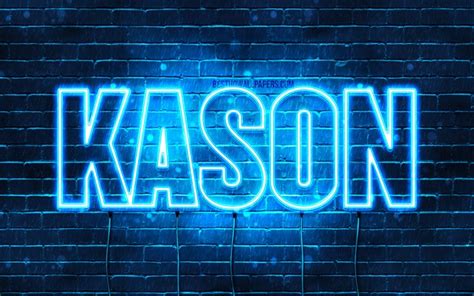 Download wallpapers Kason, 4k, wallpapers with names, horizontal text ...