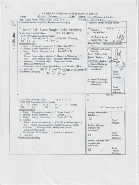 Form Pengkajian Anestesi Dan Bedah Pdf