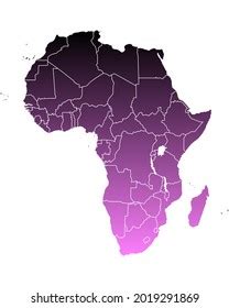 Map Africa Vector Illustration Stock Vector (Royalty Free) 2019291869 ...