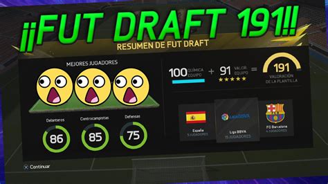 Fifa 16 ¡¡fut Draft 191 Rated Insane Fut Draft Youtube