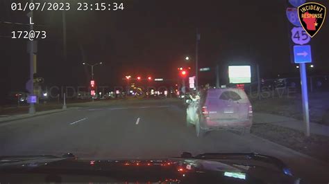 Dash Cam Greenfield Police Pursuit Of Pointing And Aiming Suspects