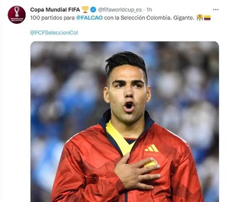 El ‘tigre Falcao No Ocultó Su Emoción Por Llegar Al Centenar De