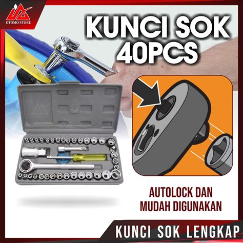 Jual Kunci Sok Pcs Multipurpose Combination Socket Wrench Set Tool