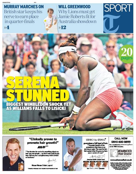 Telegraph Sport on Twitter: "Today's Telegraph Sport front page http ...