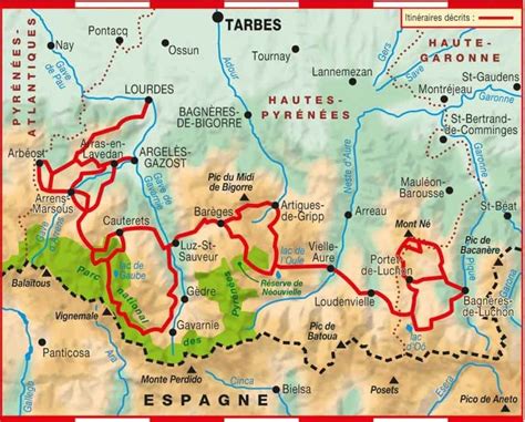 topoguide Pyrénées centrales GR10 Fédération Française de la