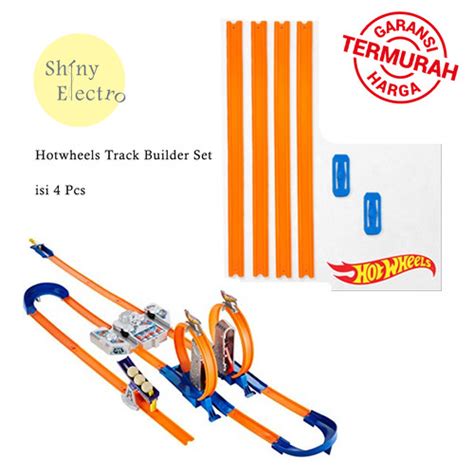 Jual Hotwheels Track Builder Set 4 Pcs 90 Cm Murah Jalur Hot Wheels Mainan Track Lurus