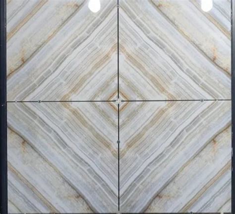 Glossy 8mm Vitrified Double Charge Floor Tile Size 4x4 Feet 1200x1200