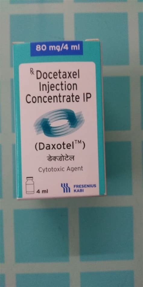 Docetaxel 80mg Fresenius Kabi India Pvt Ltd Daxotel 80 Mg Injection