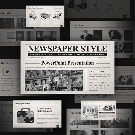 Slides Newspaper Templates Powerpoint Bonus Google Slides