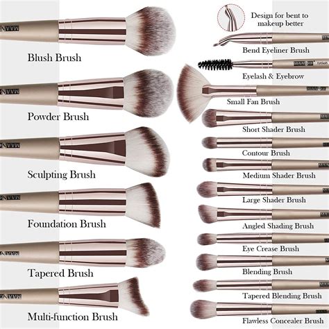 THE COMPLETE LIST OF MAKEUP BRUSHES AND THEIR USES The 51 OFF