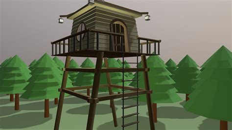 Low Poly Watchtower Download Free 3d Model By Cebrail Yıldız Cermogs44 F8e7e0e Sketchfab