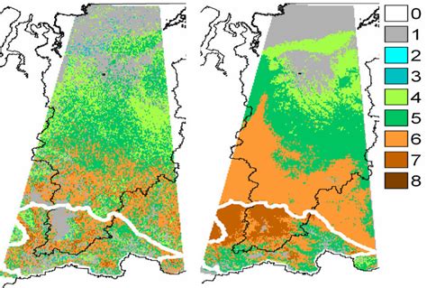 Lidar Measured Left And Modeled Right Height M Distributions In