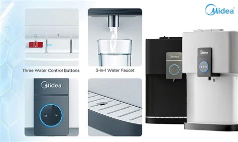 NEW VERSION MIDEA Mild Alkaline Hot Warm Cold Tabletop Water