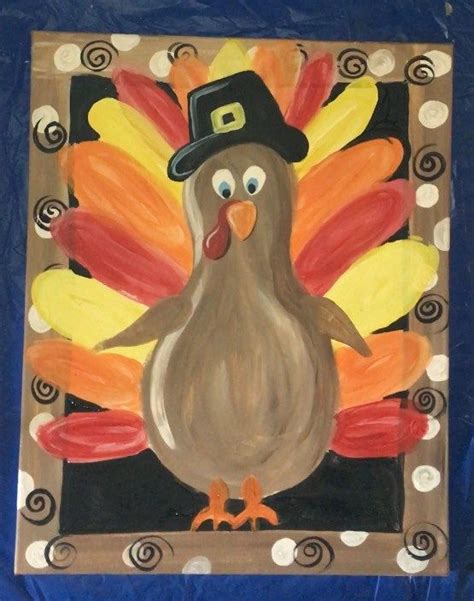 How To Paint A Thanksgiving Turkey Learn To Paint This Thanksgiving