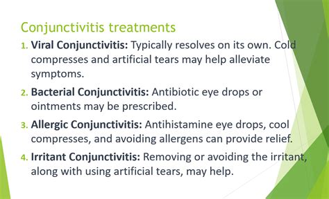 Conjuntivitis Signs Symptoms And Treatment Ms Thu Medical English