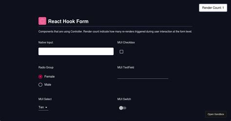 React Hook Form V7 Controller TS Forked Codesandbox