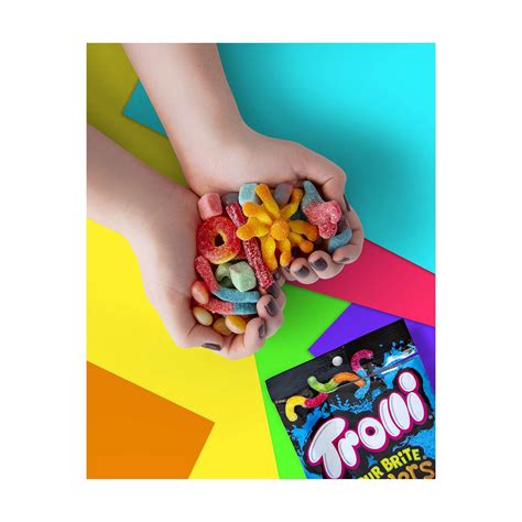 Trolli Sour Brite All Star Mix Gummi Candy, 3.8 oz.