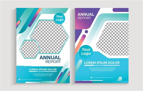 Annual Report Cover Template 17770632 Vector Art At Vecteezy