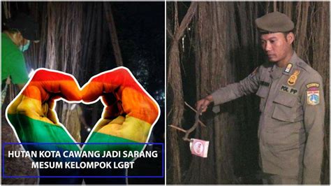 TERKUAK Kaum LGBT Tak Kapok Berkali Kali Digerebek Polisi Di Hutan Kota