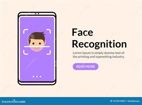 Biometric Face Recognition On Smartphone Facial Scan Security System