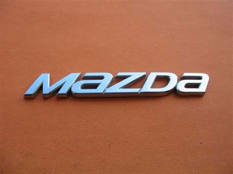 14 15 16 17 MAZDA 6 MAZDA6 REAR TRUNK LID CHROME EMBLEM LOGO BADGE SIGN