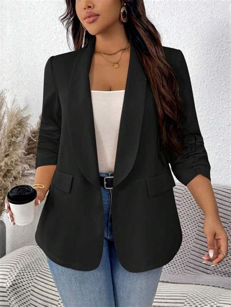 Search Plus Size Blazers SHEIN USA