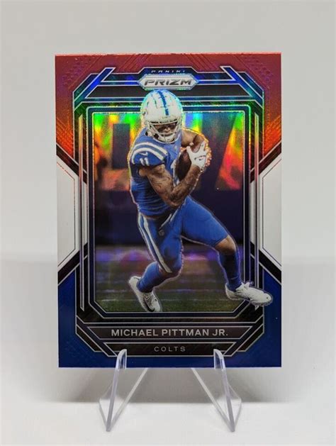 Panini Prizm Red White Blue Prizm Michael Pittman Jr For