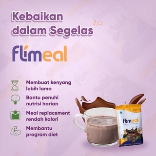 Jual FLIMEAL Meal Replacement By Flimty Minuman Sereal Rasa Cokelat