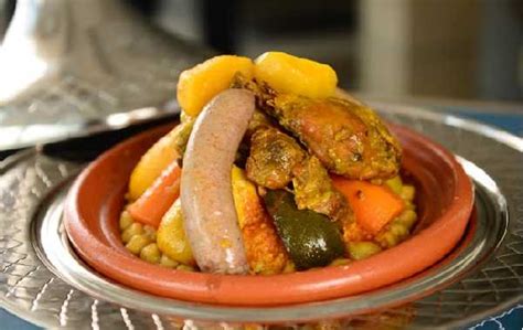 Couscous Royal Traditionnel Cuisine Marocaine