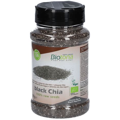 Biotona Black Chia Raw Seeds Bio G Redcare Pharmacie