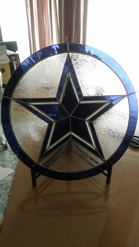 Dallas Cowboys Stain Glass By Tom Colley