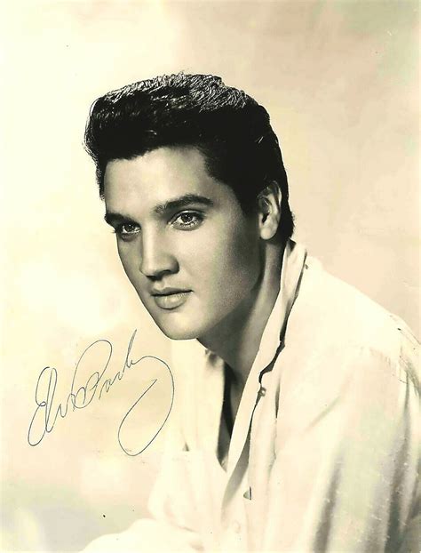 Elvis Presley Rock Roll Signed Autograph Signature 8 5x11 Photo Picture