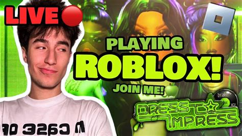 Live Playing Roblox Join Me Youtube