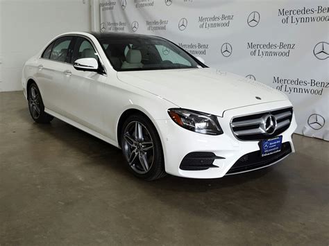 New 2019 Mercedes Benz E Class E 300 4matic® 4dr Car In Lynnwood