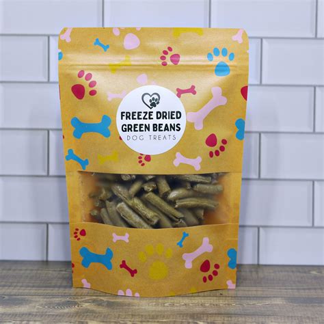 Freeze Dried Green Bean Dog Treats – Single Ingredient, Low-Calorie Sn