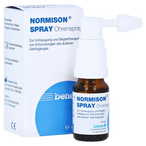 Erfahrungen zu NORMISON Ohrenspray 10 Milliliter - medpex Versandapotheke
